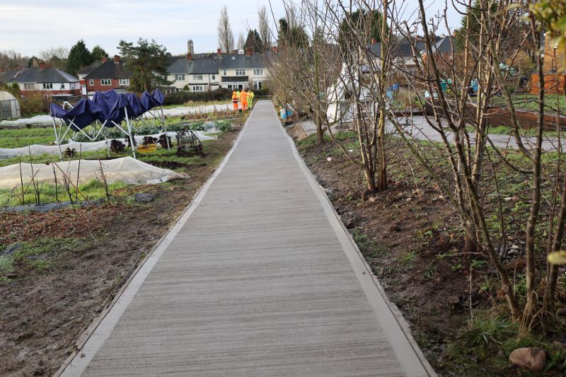 2 of 6 - Market garden long path - After